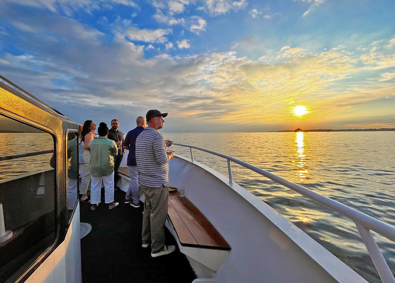 image of the deck during a exclusive charter aboard the Grand Lady